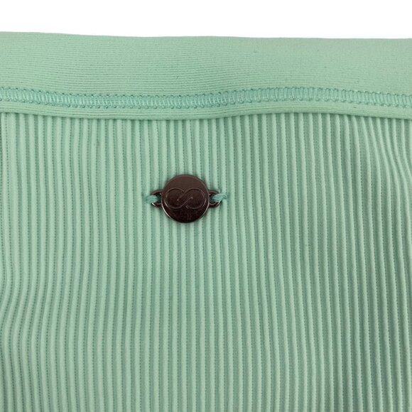 CALIA by Carrie Underwood Brook Green Ribbed Bikini Swim Bottoms Medium - Picture 4 of 6